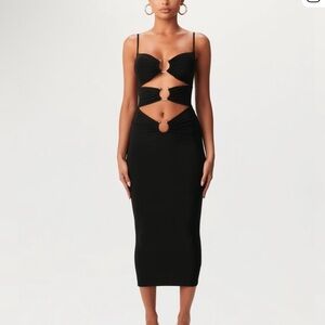 Naked wardrobe cutout dress